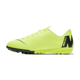 Pantofi de fotbal Nike Mercurial VaporX 12 Academy Gs Tf Jr AH7342-701 multicolor galben 1