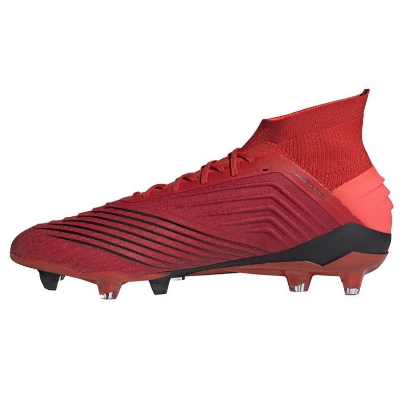 Ghete de fotbal Adidas Predator 19.1 Fg M BC0552 multicolor roșu 1
