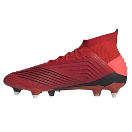Ghete de fotbal Adidas Predator 19.1 Sg M D98054 roșu roșu 1