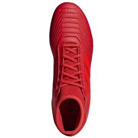 Ghete de fotbal Adidas Predator 19.3 Ag M D97944 roșu roșu 2