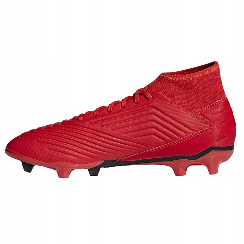 Ghete de fotbal Adidas Predator 19.3 Fg M BB9334 multicolor roșu 1