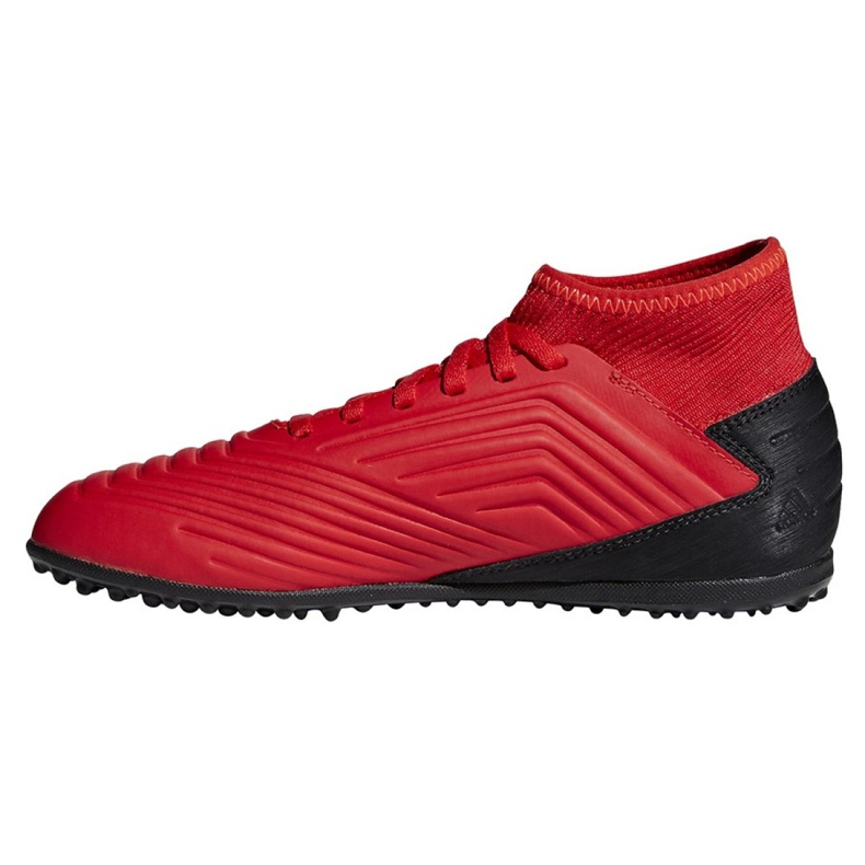 Ghete de fotbal Adidas Predator 19.3 Tf Jr CM8547 roșu roșu 1