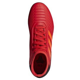 Ghete de fotbal Adidas Predator 19.3 Tf Jr CM8547 roșu roșu 2