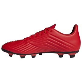 Ghete de fotbal Adidas Predator 19.4 FxG M D97970 multicolor roșu 1