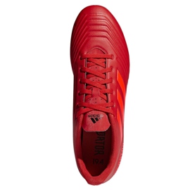 Ghete de fotbal Adidas Predator 19.4 FxG M D97970 multicolor roșu 2