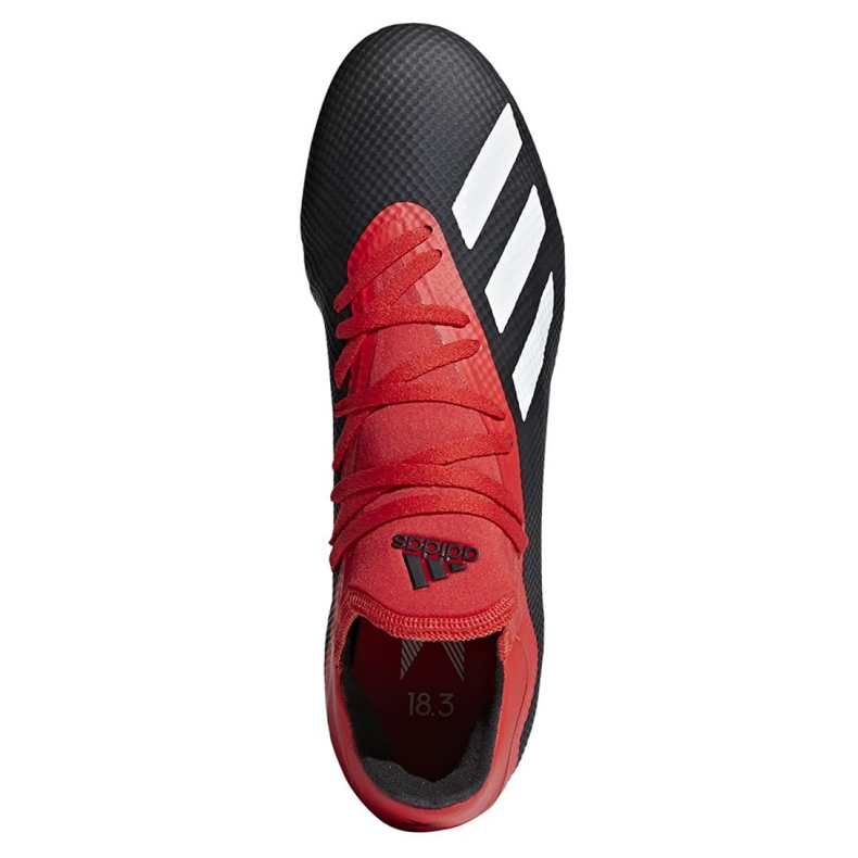 Ghete de fotbal Adidas X 18.3 Fg M BB9366 negru negru 2