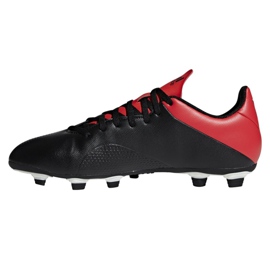 Ghete de fotbal Adidas X 18.4 Fg M BB9375 negru negru 1