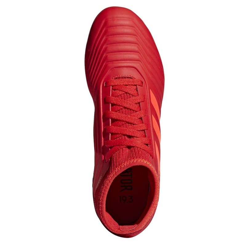 Ghete de fotbal Adidas Predator 19.3 Jr D98005 roșu roșu 2