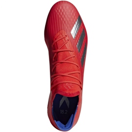 Ghete de fotbal Adidas X 18.2 Fg M BB9363 roșu roșu 1 Ghete de fotbal Adidas X 18.2 Fg M BB9363 roșu roșu 1