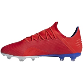 Ghete de fotbal Adidas X 18.2 Fg M BB9363 roșu roșu 2 Ghete de fotbal Adidas X 18.2 Fg M BB9363 roșu roșu 2