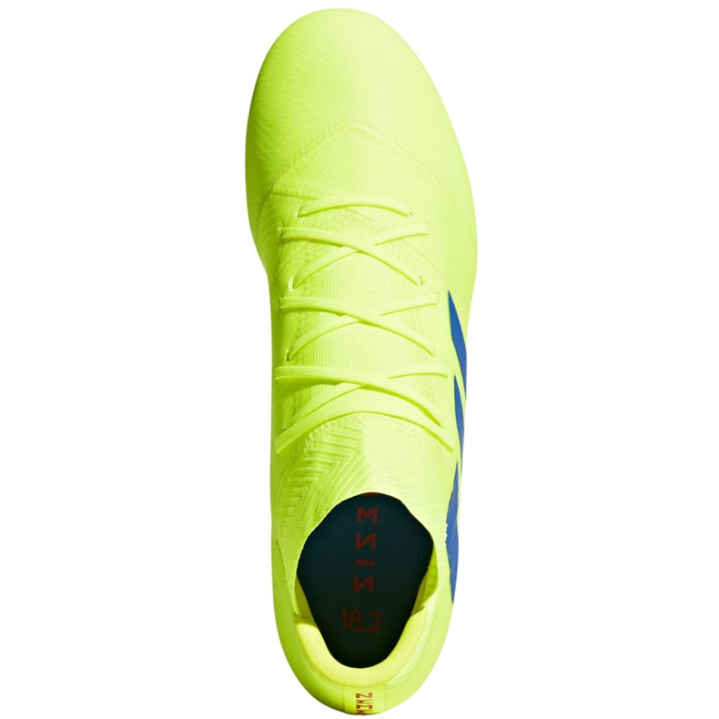 Ghete de fotbal Adidas Nemeziz 18.2 Fg M BB9431 galben galben 2