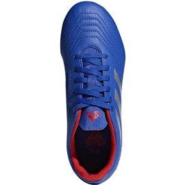 Ghete de fotbal Adidas Predator 19.4 Tf Jr CM8556 multicolor albastru 2