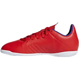 Încălțăminte de interior adidas X 18.4 In Jr BB9410 multicolor roșu 2