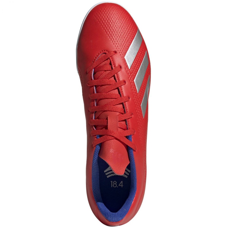 Ghete de fotbal Adidas X 18.4 Tf M BB9413 multicolor roșu 1