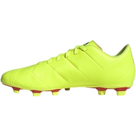 Ghete de fotbal Adidas Nemeziz 18.4 FxG M BB9440 galben galben 2