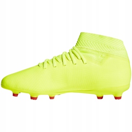 Cizmele de fotbal adidas Nemeziz 18.3 Fg Jr CM8505 galben galben 2 Cizmele de fotbal adidas Nemeziz 18.3 Fg Jr CM8505 galben galben 2
