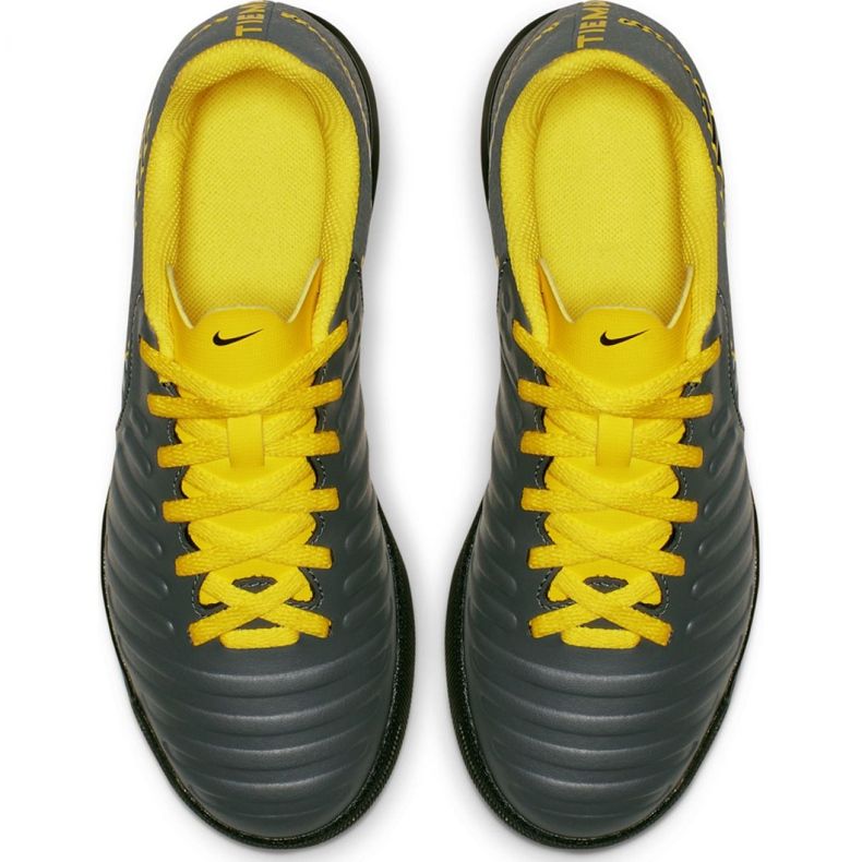 Pantofi de fotbal Nike Tiempo Legend 7 Club Tf Jr AH7261-070 negru gri 2