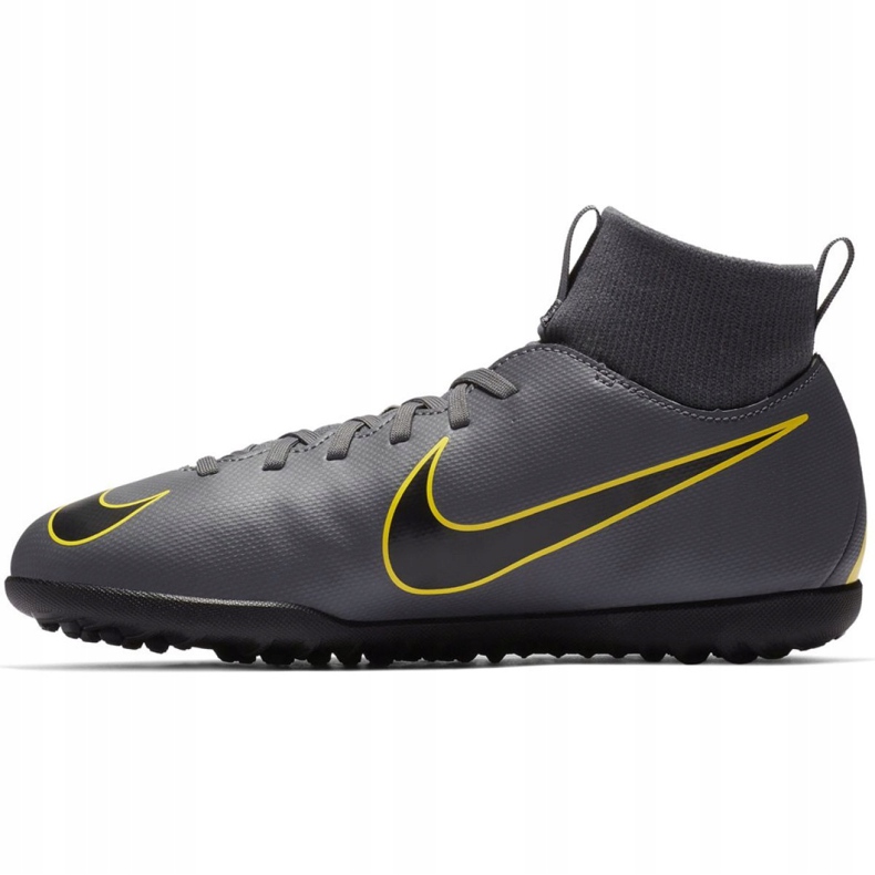 Pantofi de fotbal Nike Mercurial Superfly X 6 Club Tf Jr AH7345-070 negru gri 1