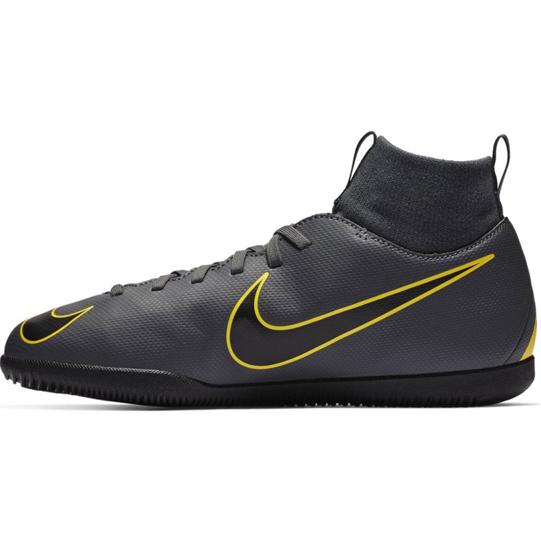 Încălțăminte de interior Nike Mercurial Superfly X 6 Club Ic Jr AH7346-070 negru gri 1