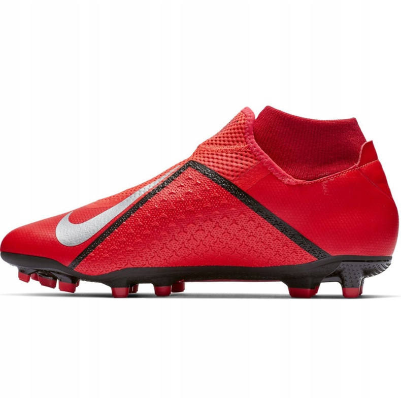 Pantofi de fotbal Nike Phantom Vsn Academy Df FG / MG M AO3258-600 roșu roșu 2