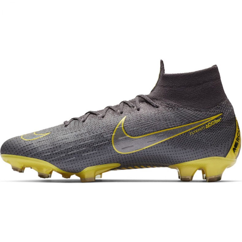 Pantofi de fotbal Nike Mercurial Superfly 6 Elite Fg M AH7365-070 negru gri 1 Pantofi de fotbal Nike Mercurial Superfly 6 Elite Fg M AH7365-070 negru gri 1