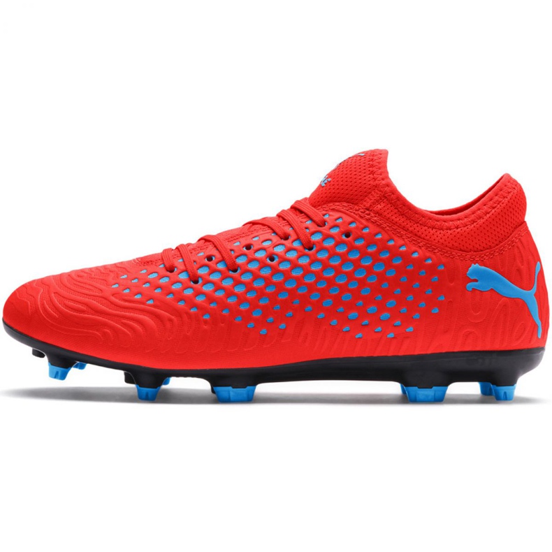 Ghete de fotbal Puma Future 19.4 Fg Ag M 105545 01 multicolor roșu 1