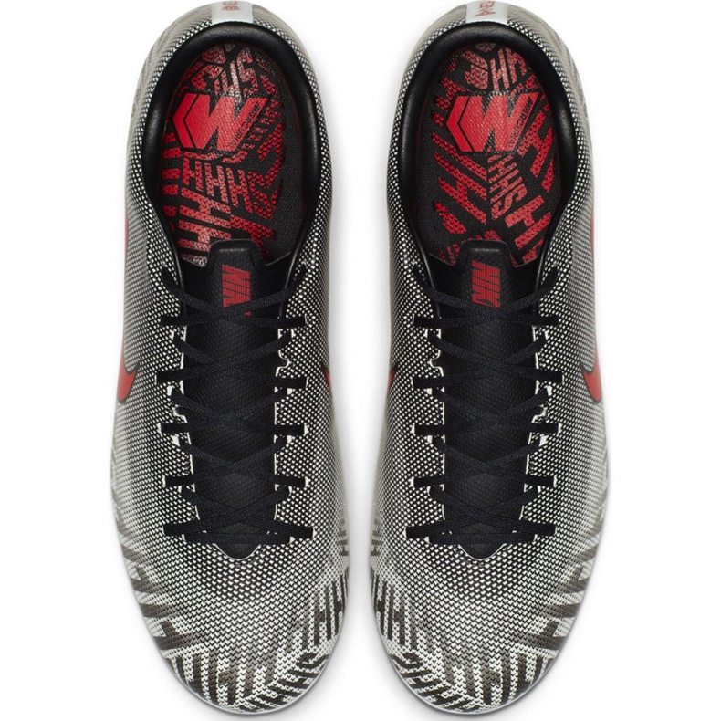 Pantof de fotbal Nike Mercurial Vapor 12 Academy Neymar FG / MG M AO3131-170 alb alb 1