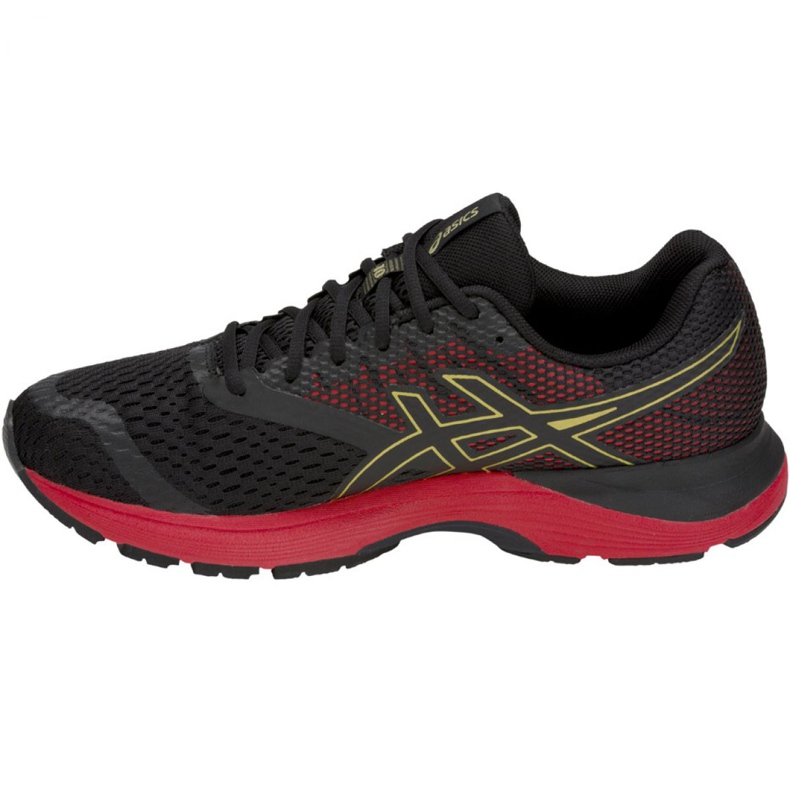 Pantofi de alergare Asics Gel-Pulse 10 M 1011A604-001 negru roșu galben 2