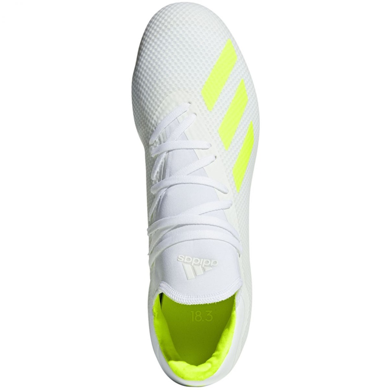 Ghete de fotbal Adidas X 18.3 Fg M BB9368 alb alb 1