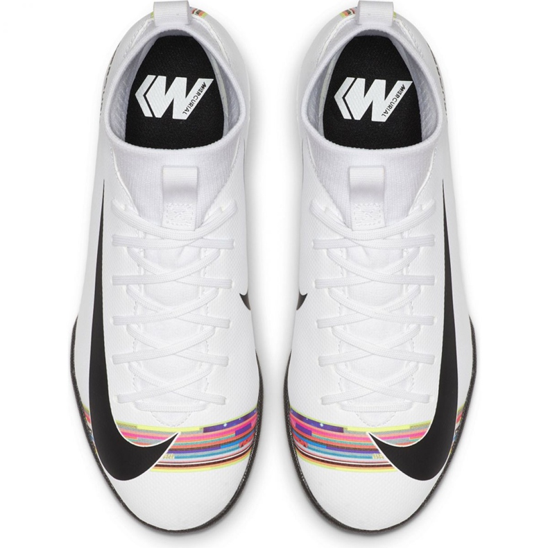 Încălțăminte de interior Nike Mercurial Superfly X 6 Academy Ic Jr AJ3110-109 multicolor alb 2