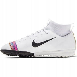 Pantofi de fotbal Nike Mercurial Superfly X 6 Academy Tf Jr AJ3112-109 multicolor alb 1