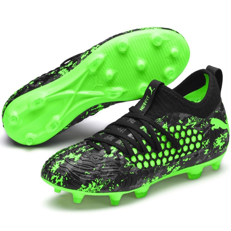 Ghete de fotbal Puma Future 19.3 Netfit Fg Ag Jr 105551 03 multicolor negru 1
