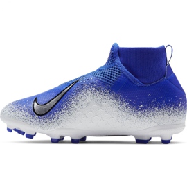 Pantofi de fotbal Nike Phantom Vsn Academy Df FG / MG Jr AO3287-410 multicolor albastru 1