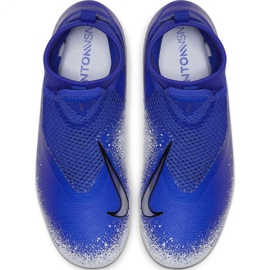Pantofi de fotbal Nike Phantom Vsn Academy Df FG / MG Jr AO3287-410 multicolor albastru 2