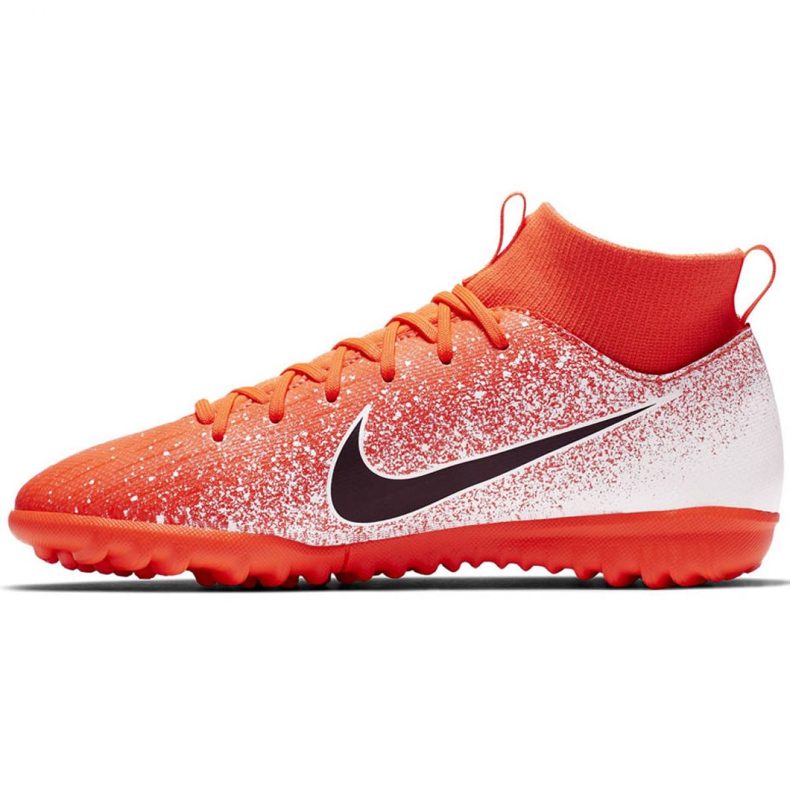 Pantofi de fotbal Nike Mercurial Superfly X 6 Academy Tf Jr AH7344-801 multicolor portocale 2