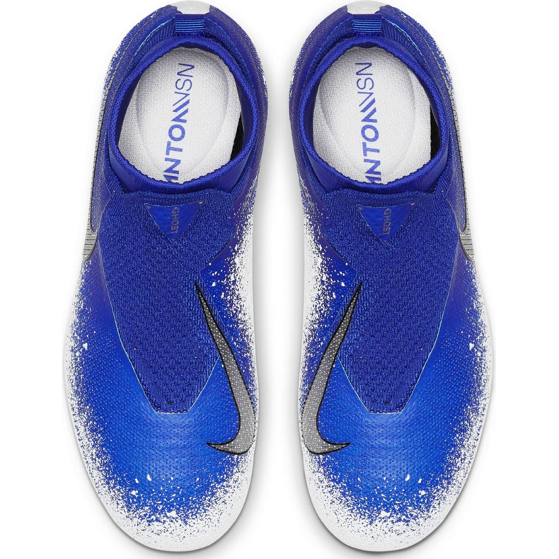 Pantofi de fotbal Nike Phantom Vsn Elite Df Mg Jr AO3289-410 multicolor albastru 2