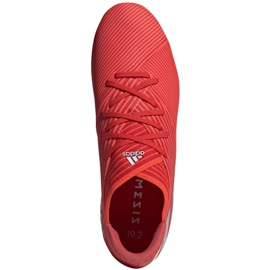 Ghete de fotbal Adidas Nemeziz 19.2 Fg M F34385 roșu roșu 1 Ghete de fotbal Adidas Nemeziz 19.2 Fg M F34385 roșu roșu 1