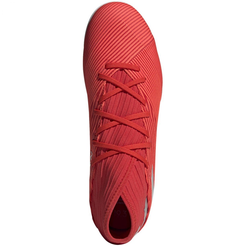 Încălțăminte de interior adidas Nemeziz 19.3 In M F34412 roșu roșu 1 Încălțăminte de interior adidas Nemeziz 19.3 In M F34412 roșu roșu 1