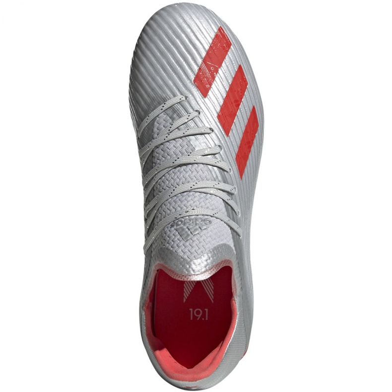 Ghete de fotbal Adidas X 19.1 Fg Jr F35683 gri gri 2 Ghete de fotbal Adidas X 19.1 Fg Jr F35683 gri gri 2