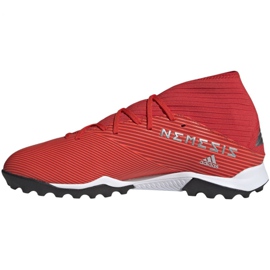 Ghete de fotbal Adidas Nemeziz 19.3 Tf M F34427 roșu roșu 2 Ghete de fotbal Adidas Nemeziz 19.3 Tf M F34427 roșu roșu 2