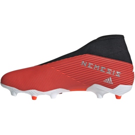 Ghete de fotbal Adidas Nemeziz 19.3 Ll Fg M F99997 roșu roșu 2