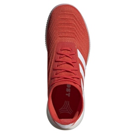 Ghete de fotbal Adidas Predator 19.1 Tr M F35623 roșu roșu 2