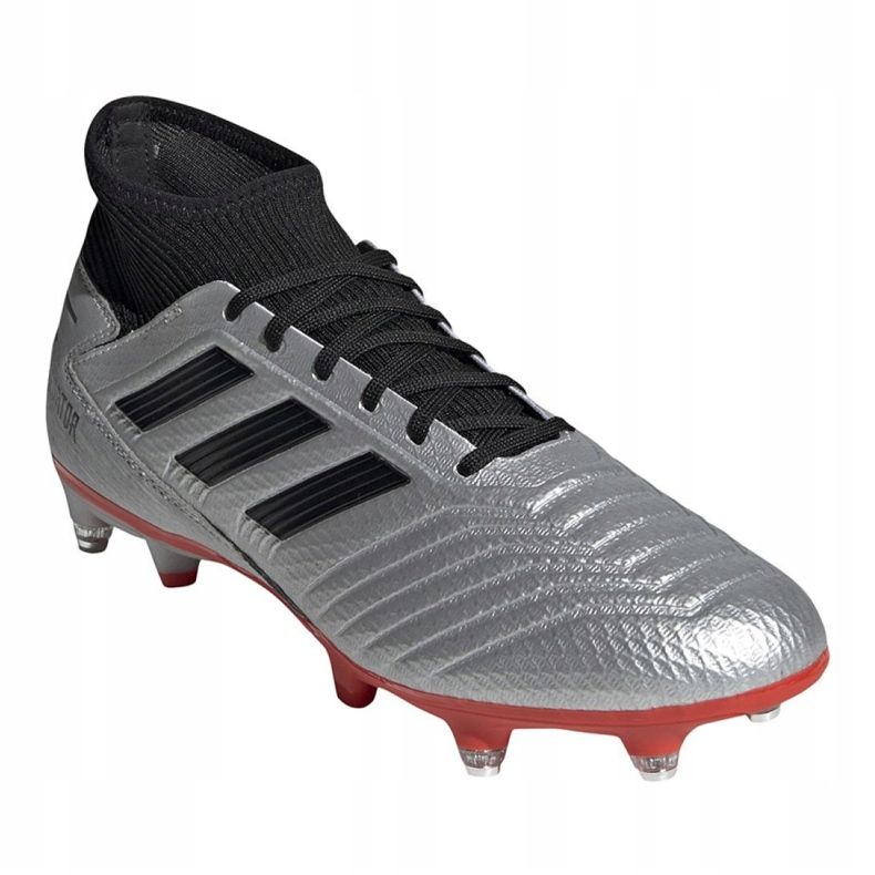 Ghete de fotbal Adidas Predator 19.3 Sg M F99992 multicolor argint 2