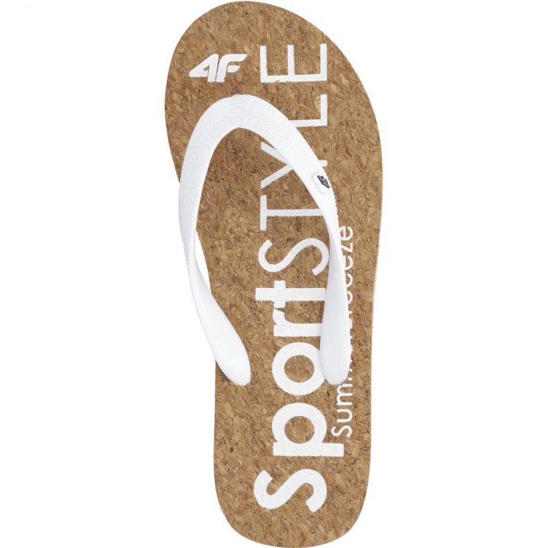 Papuci 4f W H4L19-KLD002 10S alb maro 1