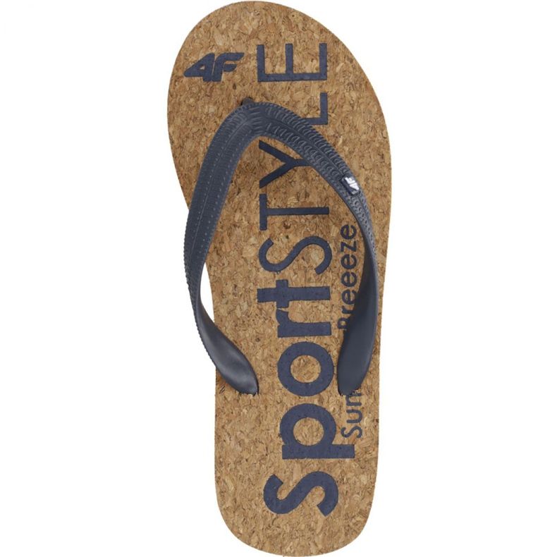 Papuci 4f W H4L19-KLD002 30S bleumarin închis maro albastru marin 1