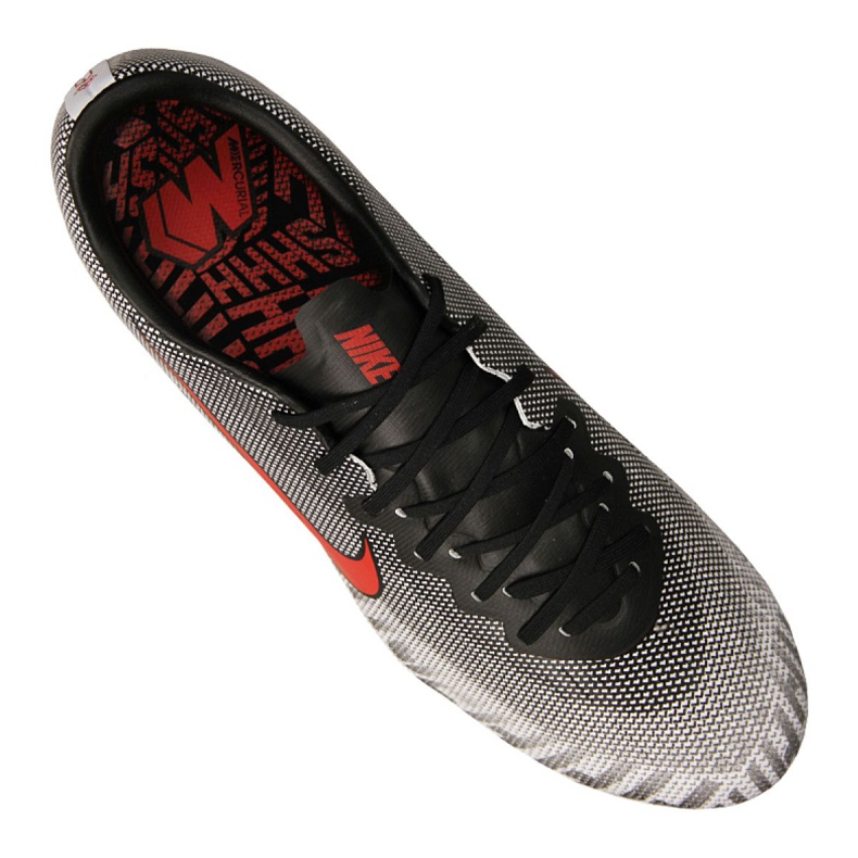 Ghete de fotbal Nike Vapor 12 Pro Njr Fg M AO3123-170 gri alb 2