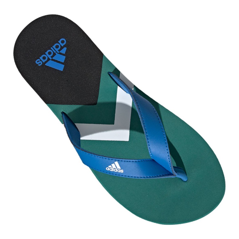Flip-flops adidas Eezay Flip Flop M F35025 albastru multicolor verde 1