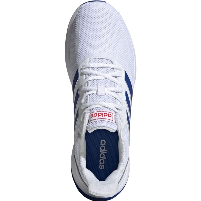 Pantofi de alergare adidas Runfalcon M EF0148 alb albastru 2