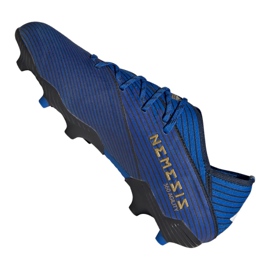 Ghete de fotbal Adidas Nemeziz 19.1 Fg Jr CF99957 albastru albastru 1 Ghete de fotbal Adidas Nemeziz 19.1 Fg Jr CF99957 albastru albastru 1