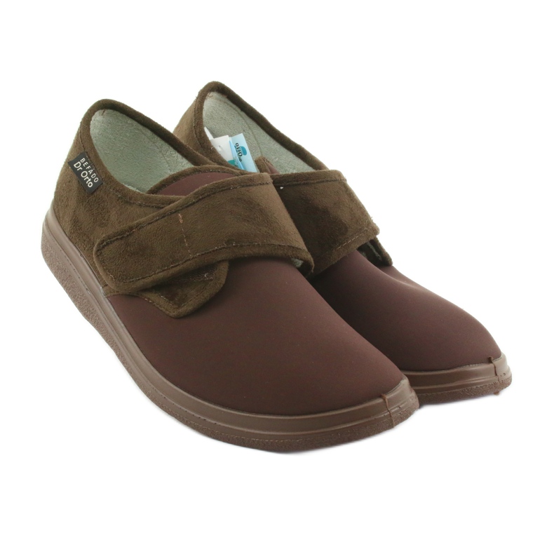 Papuci Befado 131M005 pentru diabetici maro 4